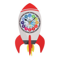 Detské kyvadlové hodiny MPM Fernse raketa 4468.B, 35cm